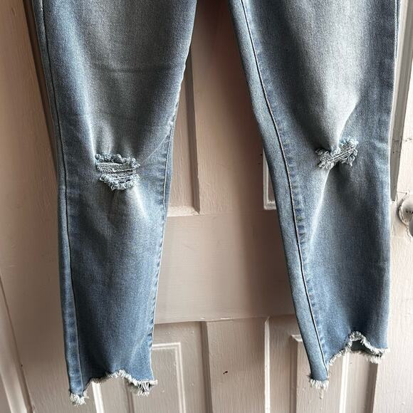 William Rast Perfect Ankle Skinny Raw Hem Jeans in Early Morning - Picture 6 of 10